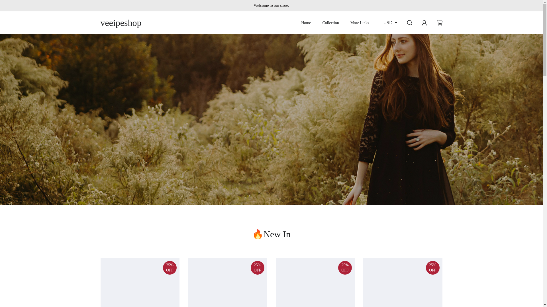 website screenshot of https://veeipeshop.com/