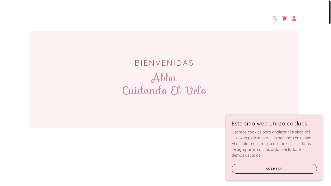 website screenshot of https://abbacuidandoelvelo.com/