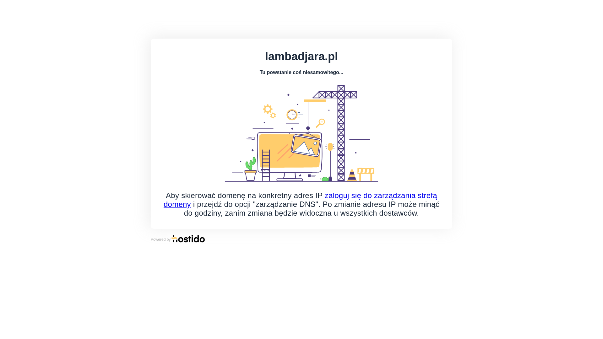 website screenshot of https://lambadjara.pl/