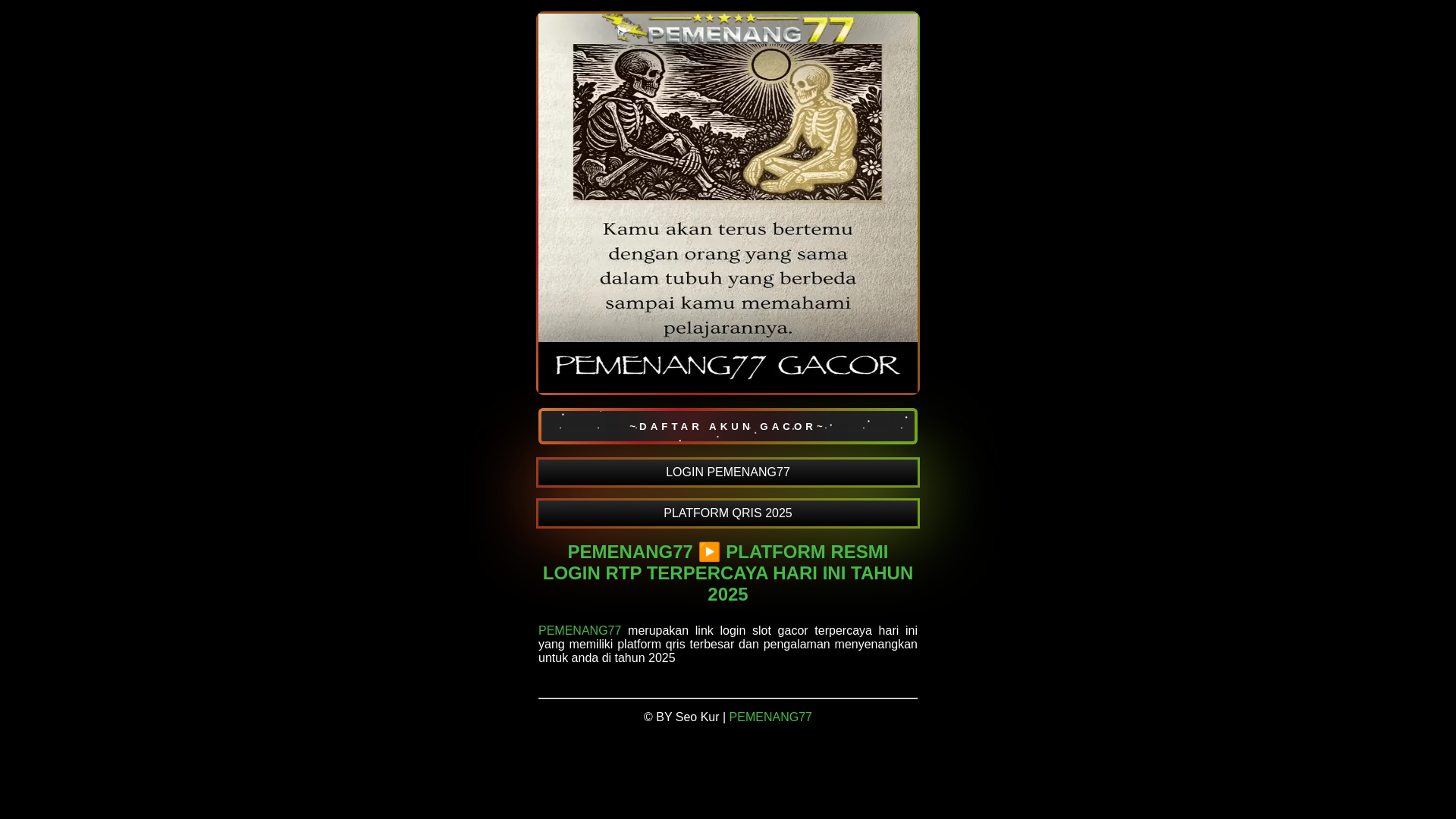 website screenshot of https://penenang.pages.dev/