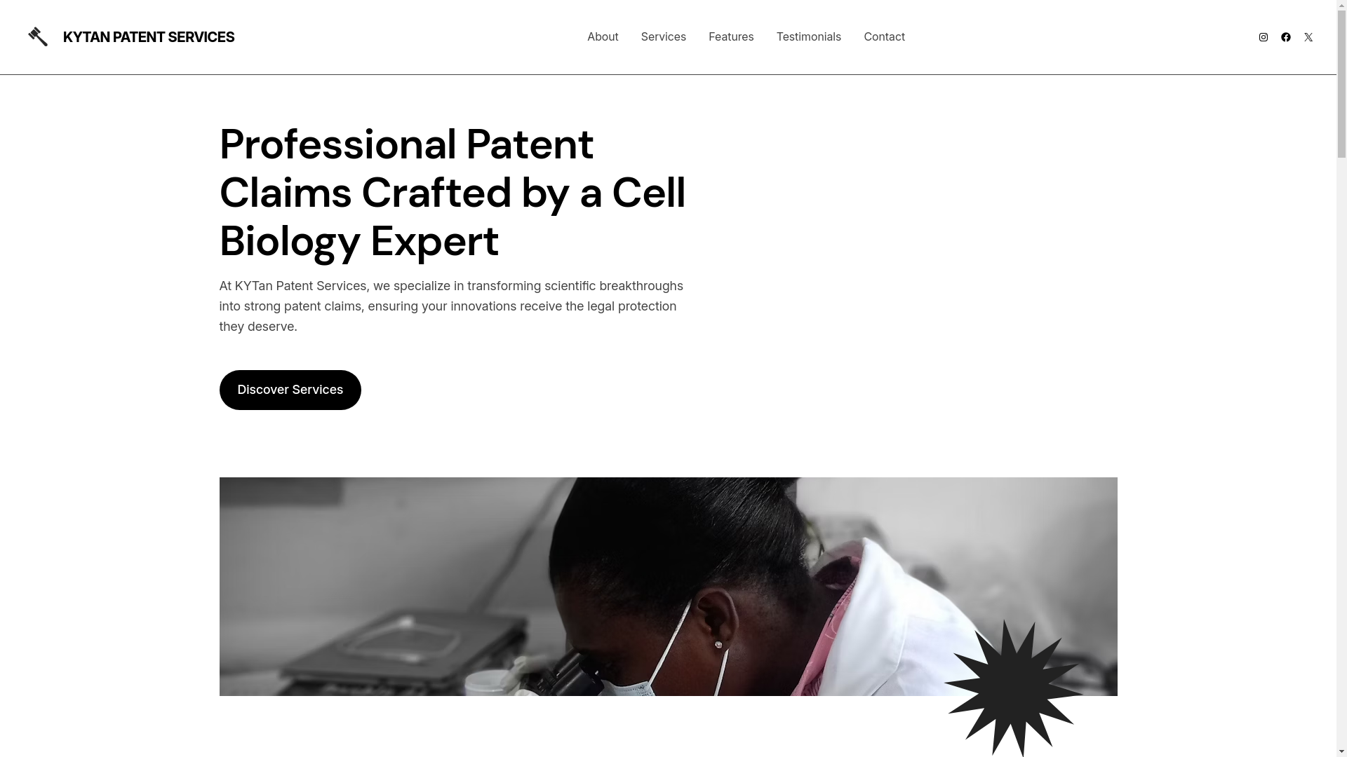 website screenshot of https://kytanpatent.com/