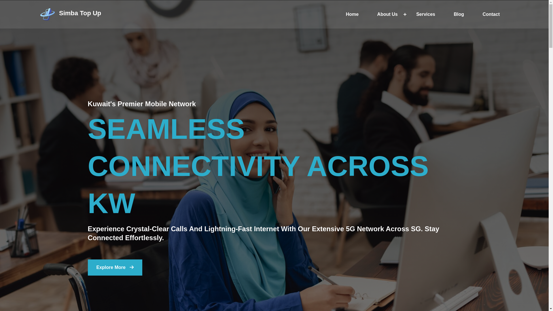 website screenshot of https://tech-isimba.xyz/