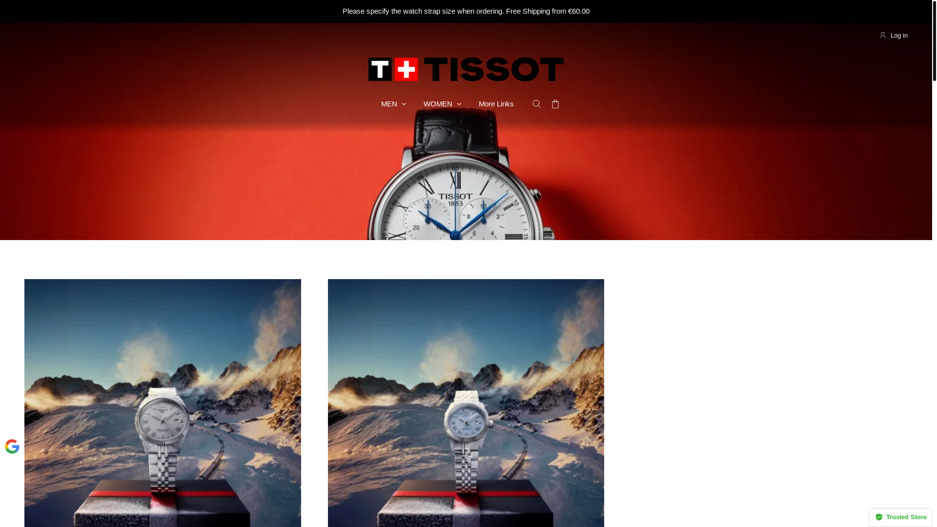 website screenshot of https://tissotwatch-eu.top/