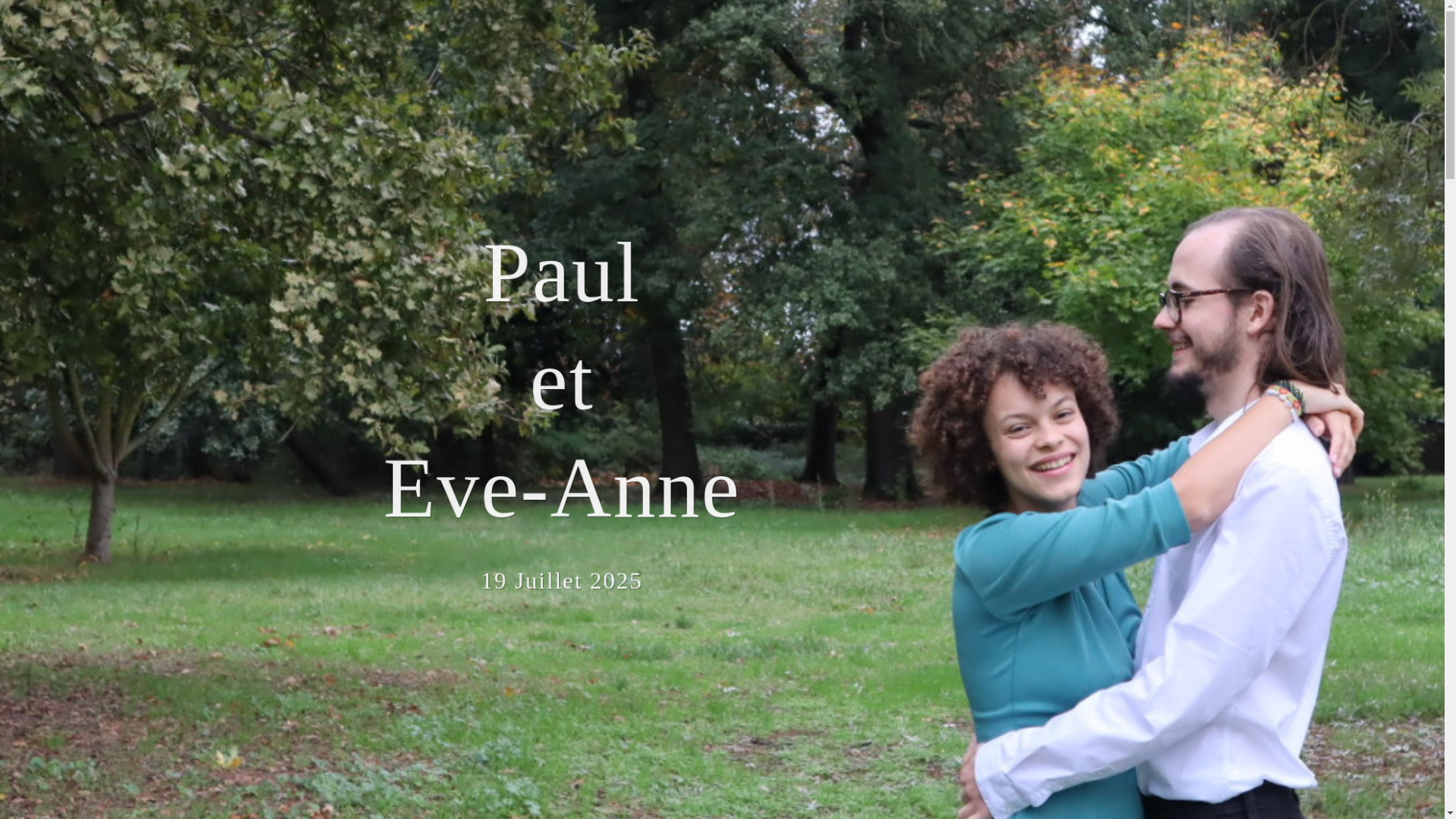 website screenshot of https://paul-eveanne.pages.dev/