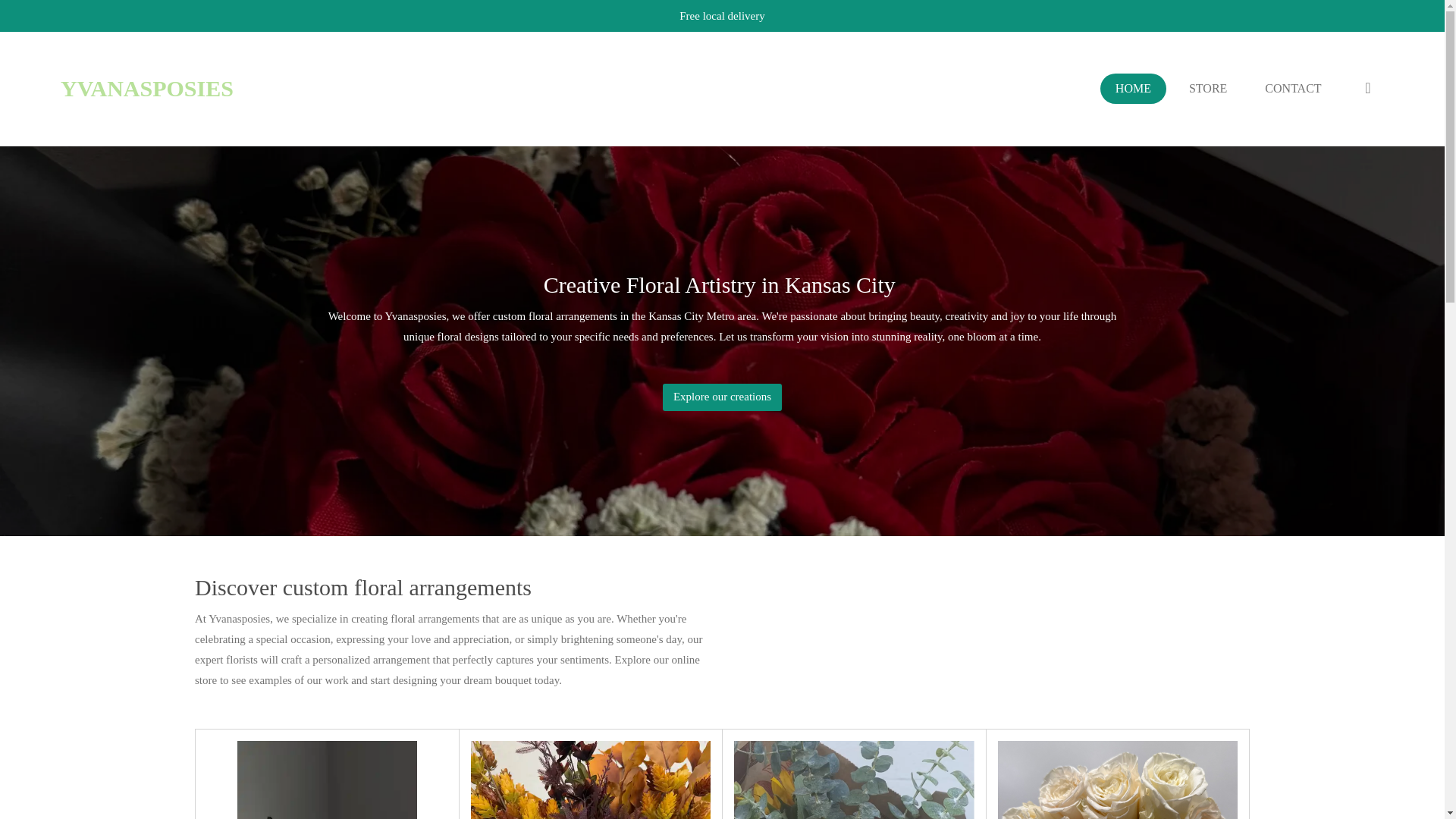 website screenshot of https://yvanasposies.online/
