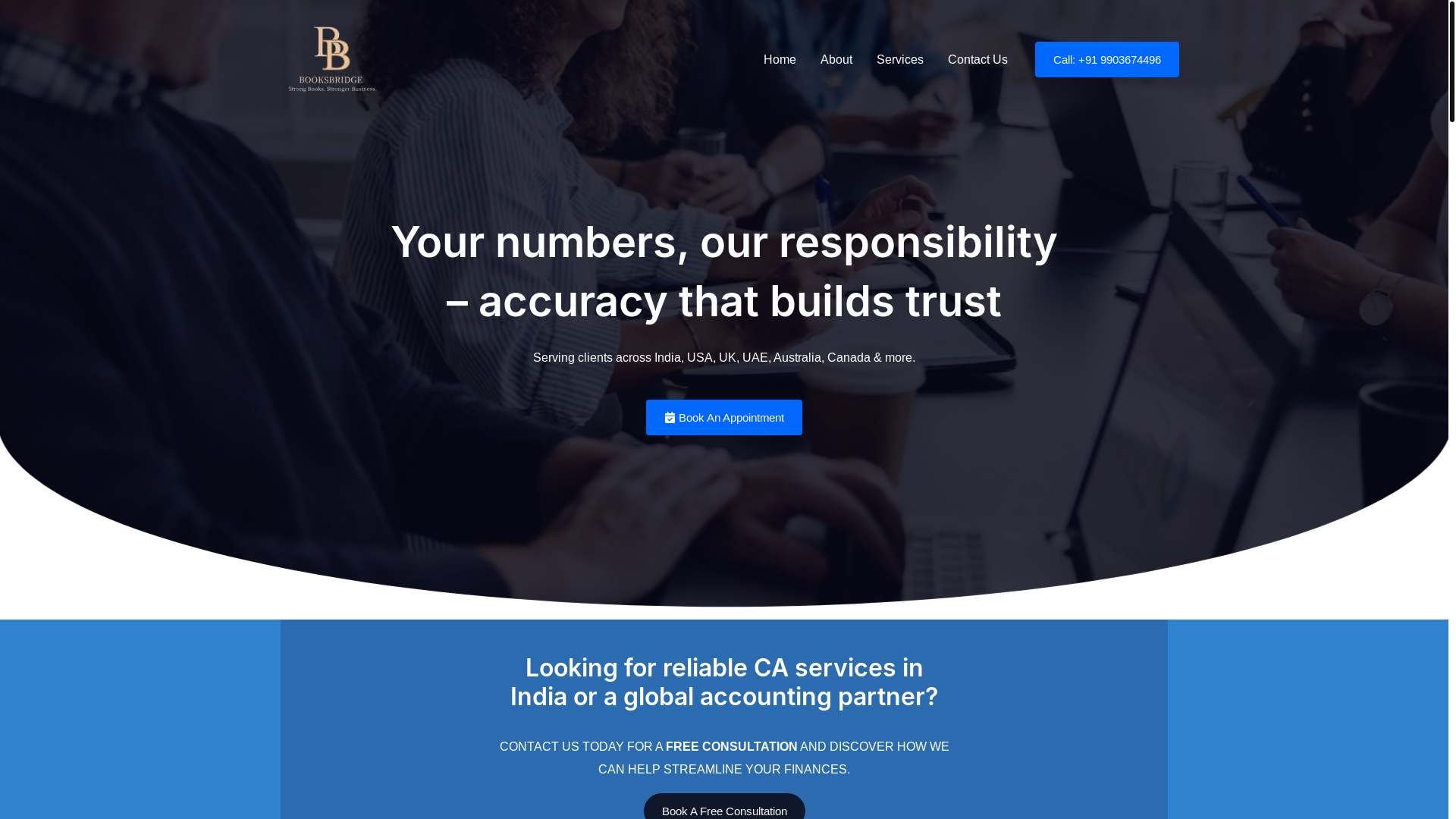 website screenshot of https://meetbooksbridge.com/