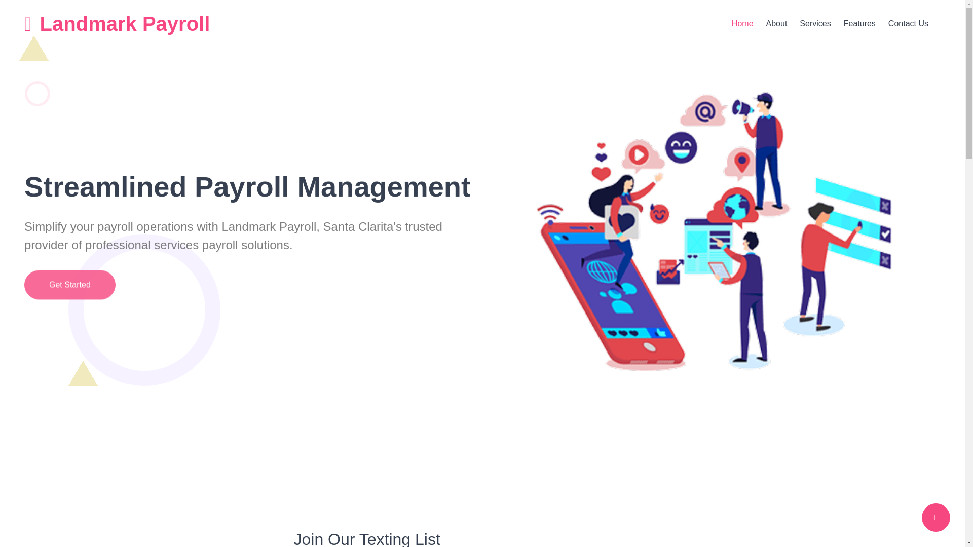 website screenshot of https://landmark-payroll.pages.dev/