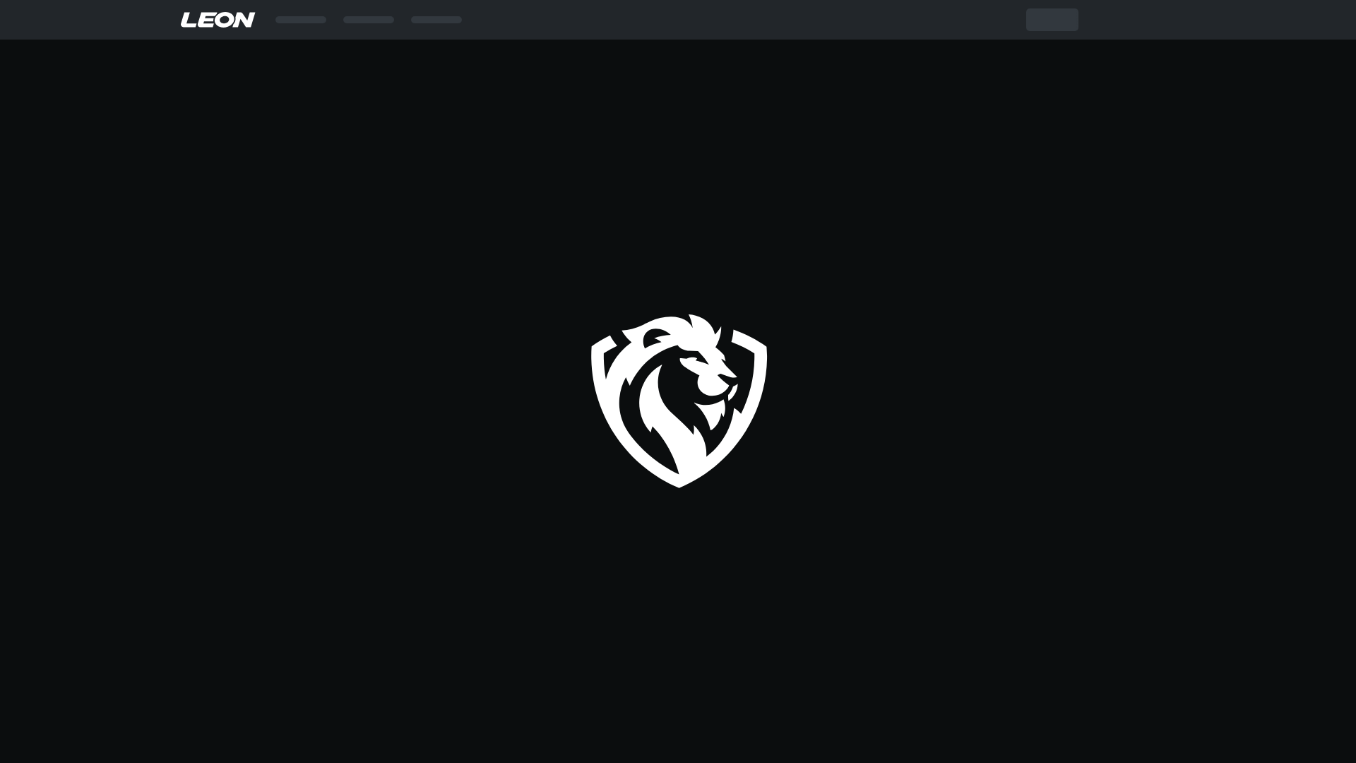 website screenshot of https://leoncasino647.site/