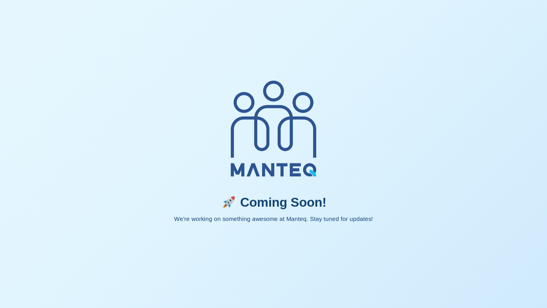 website screenshot of https://manteqaicominsoon.pages.dev/