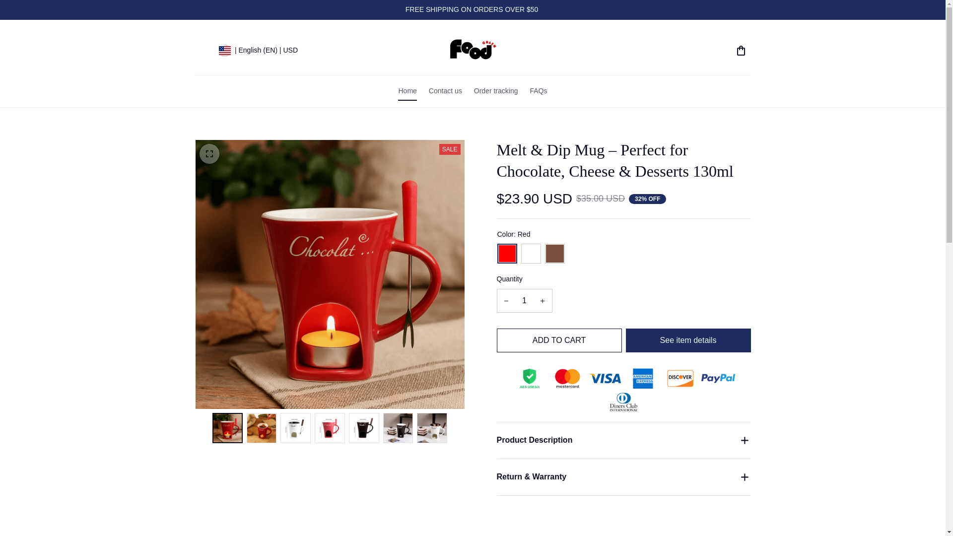 website screenshot of https://foodcharm.store/
