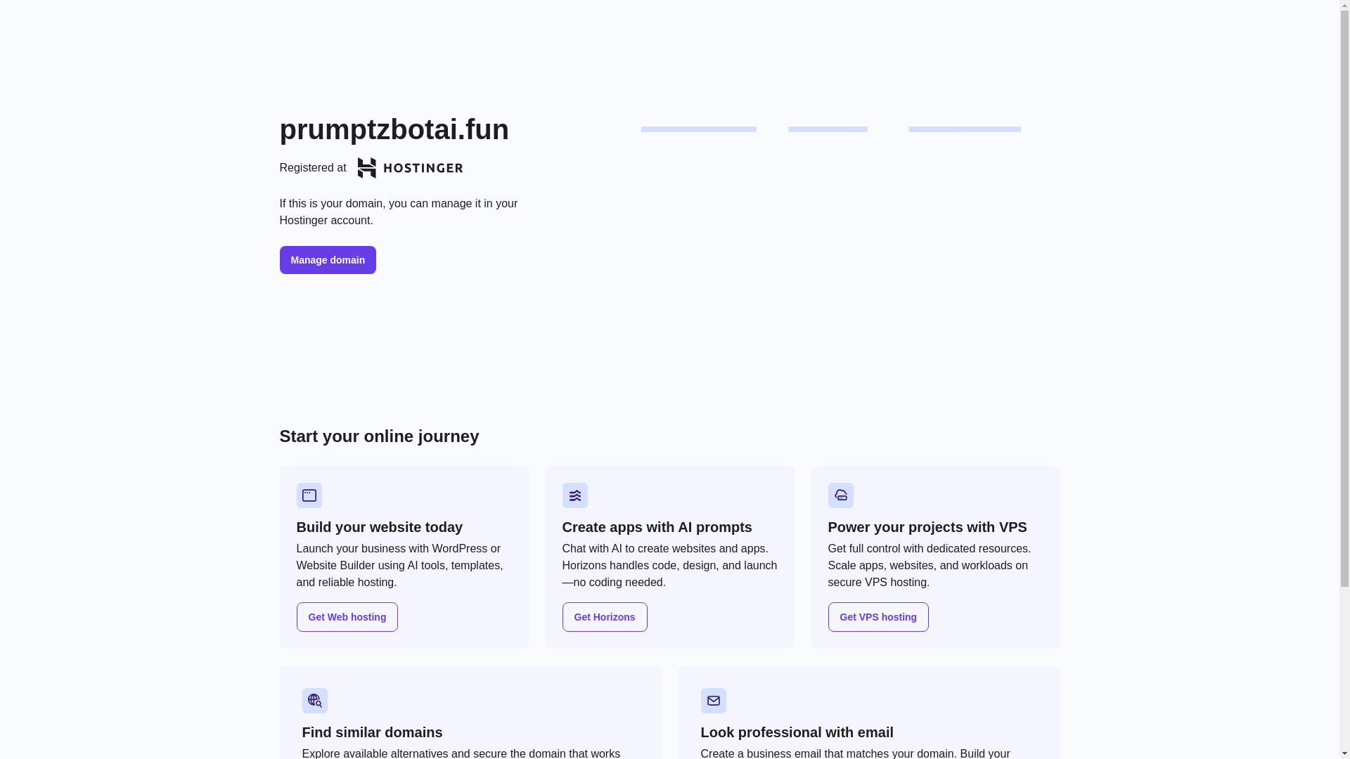 website screenshot of https://prumptzbotai.fun/