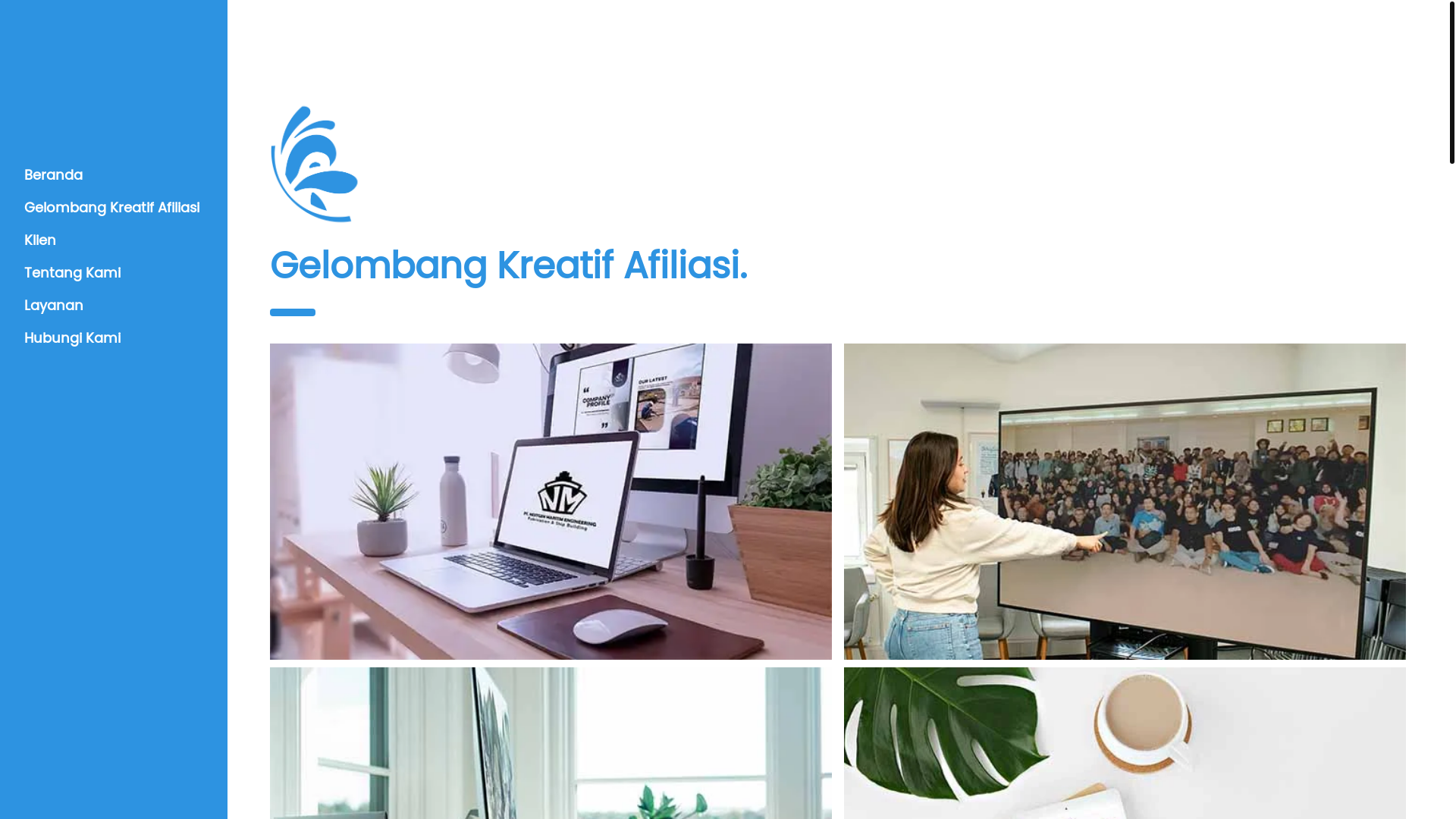 website screenshot of https://peringkatatas.com/