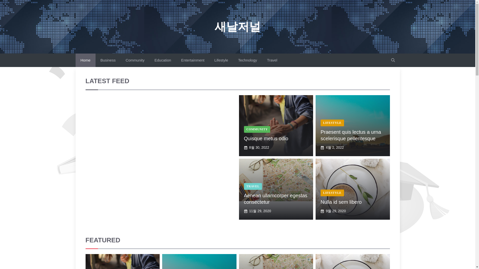 website screenshot of https://saenal.net/