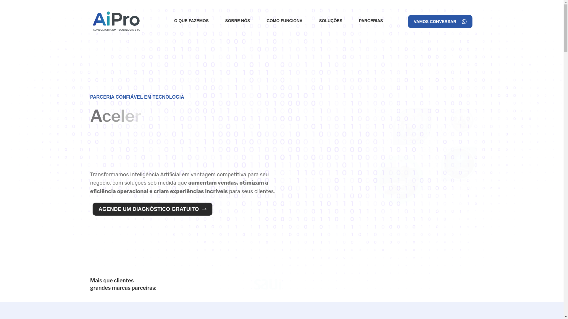 website screenshot of https://aiprotecnologia.com/
