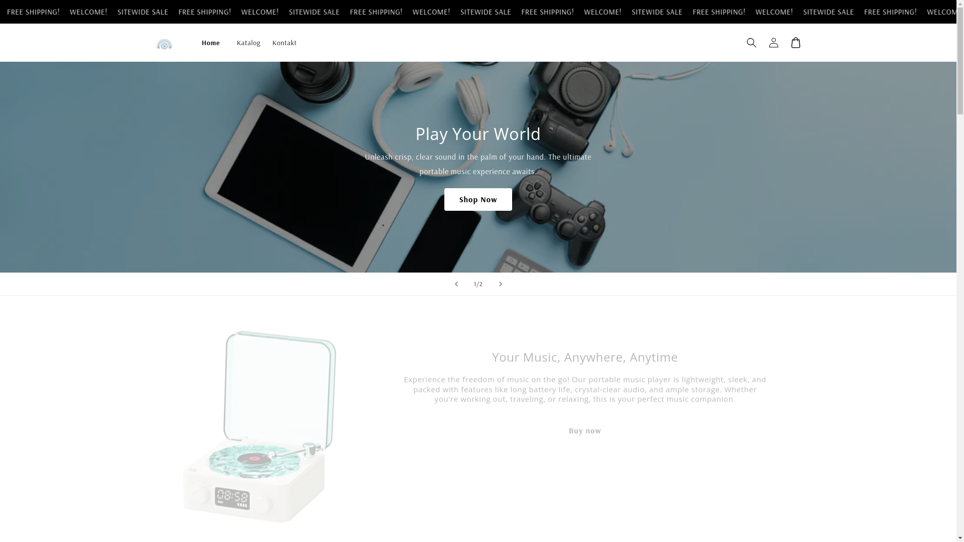 website screenshot of https://groovecubeshop.com/