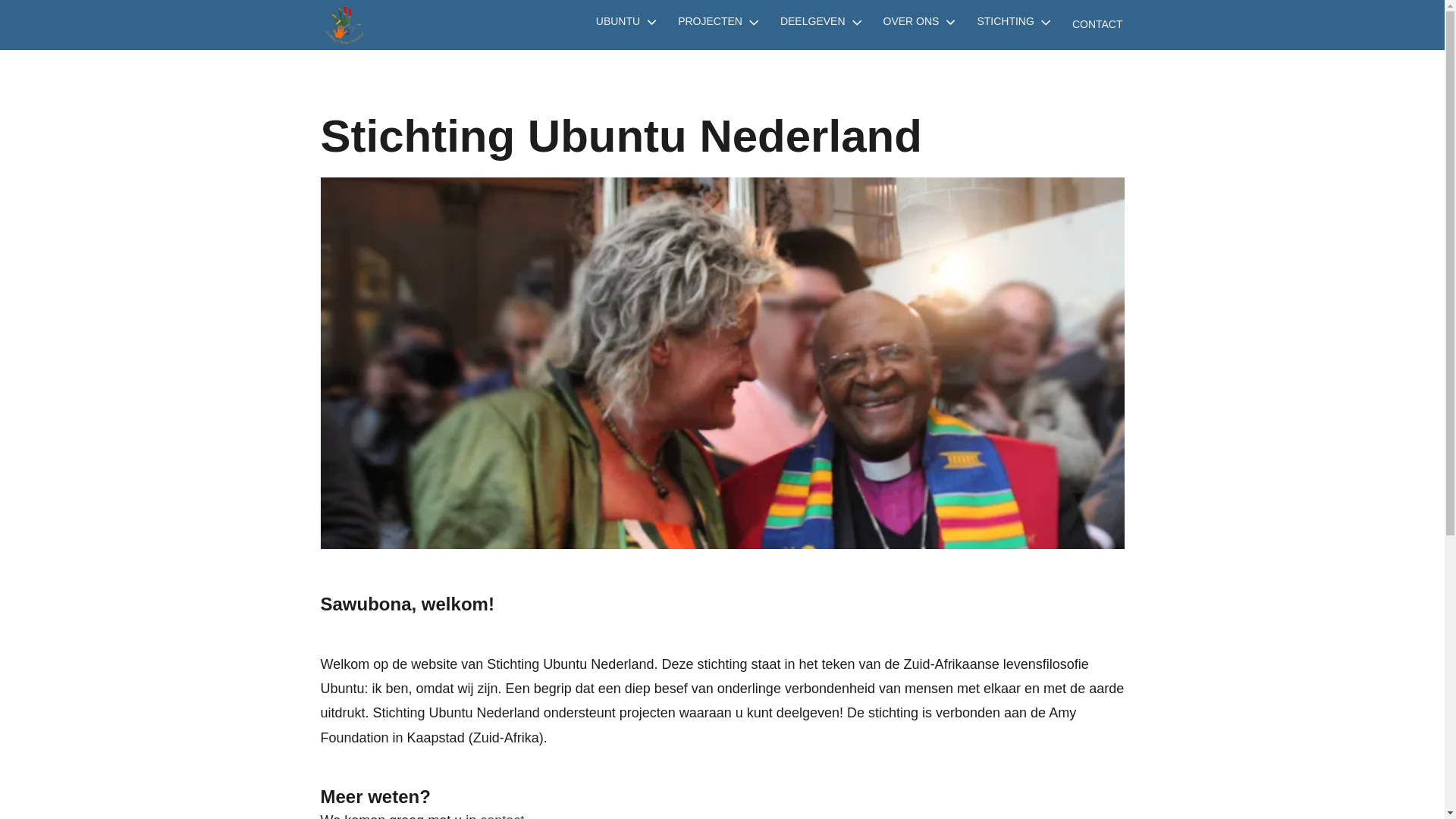 website screenshot of https://stichting-ubuntu.pages.dev/