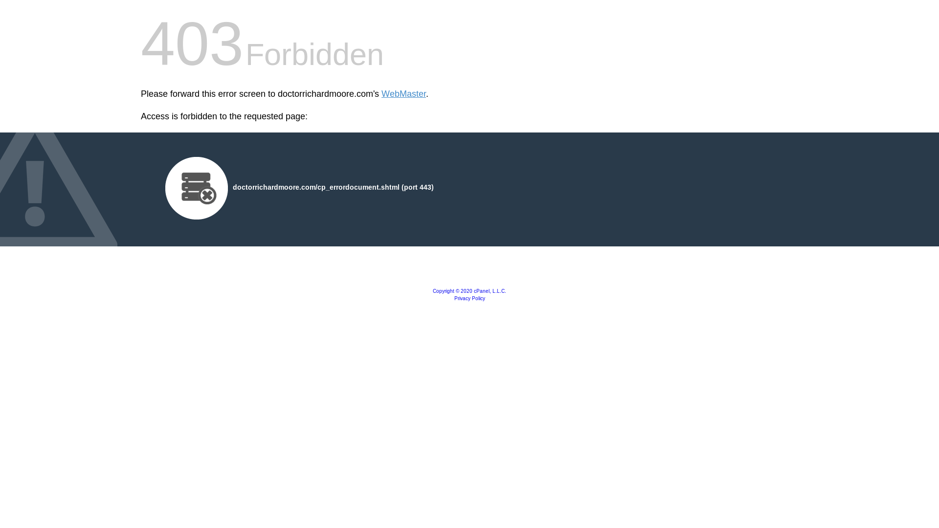website screenshot of https://doctorrichardmoore.com/