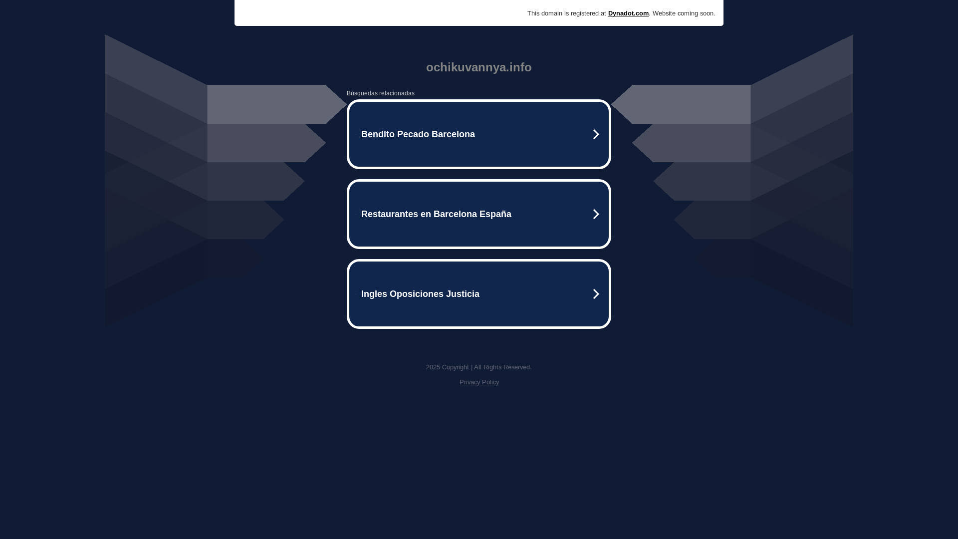 website screenshot of https://ochikuvannya.info/