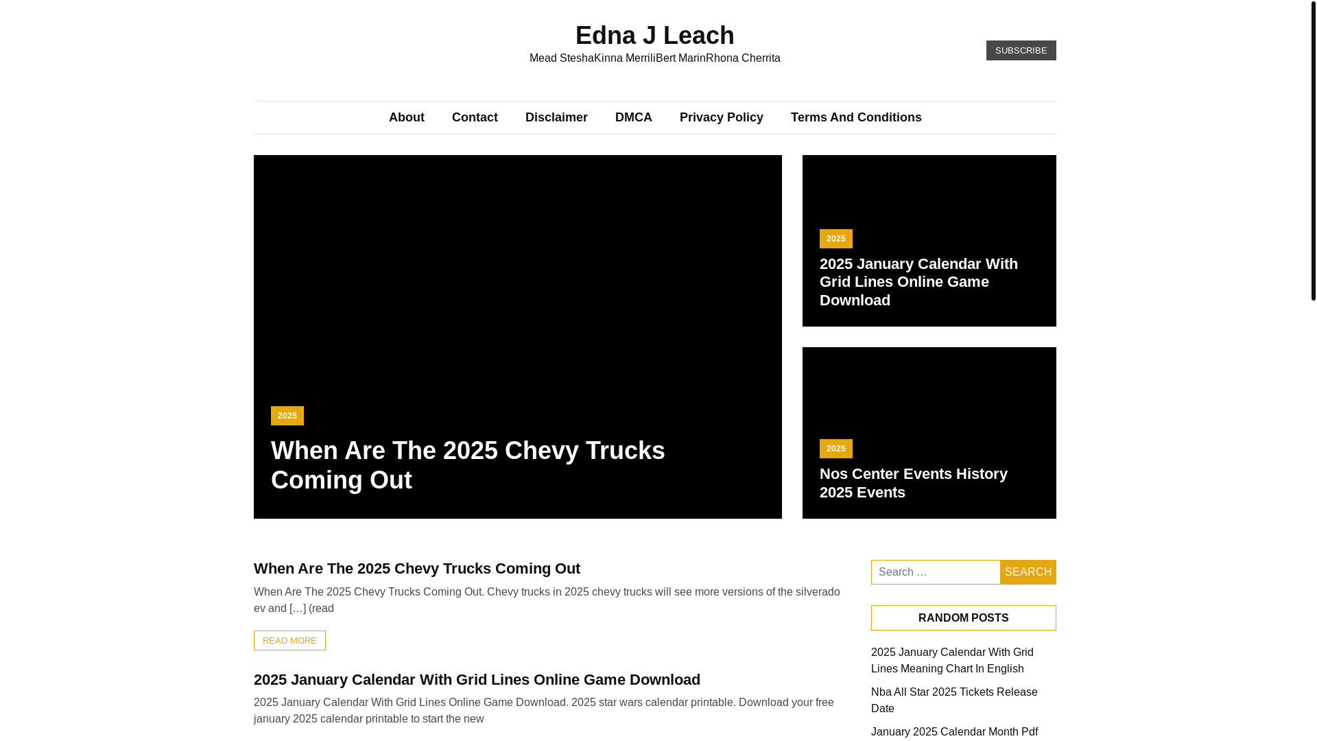 website screenshot of https://ednajleache.pages.dev/