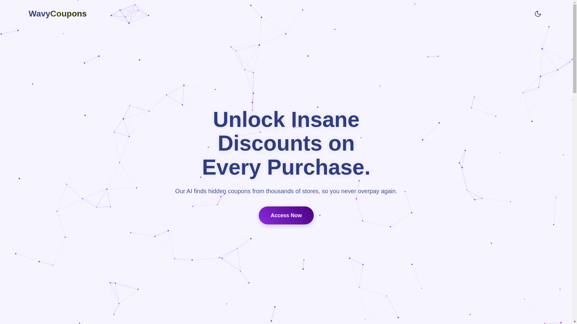 website screenshot of https://wavy-couponscom.pages.dev/