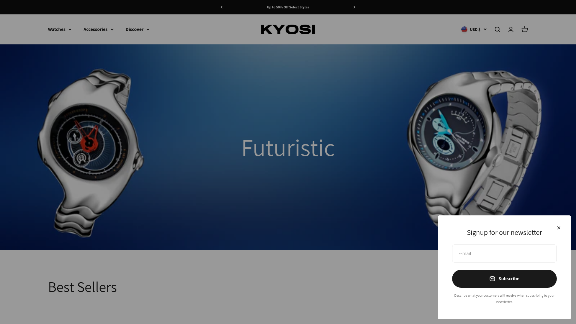 website screenshot of https://thekyosi.com/