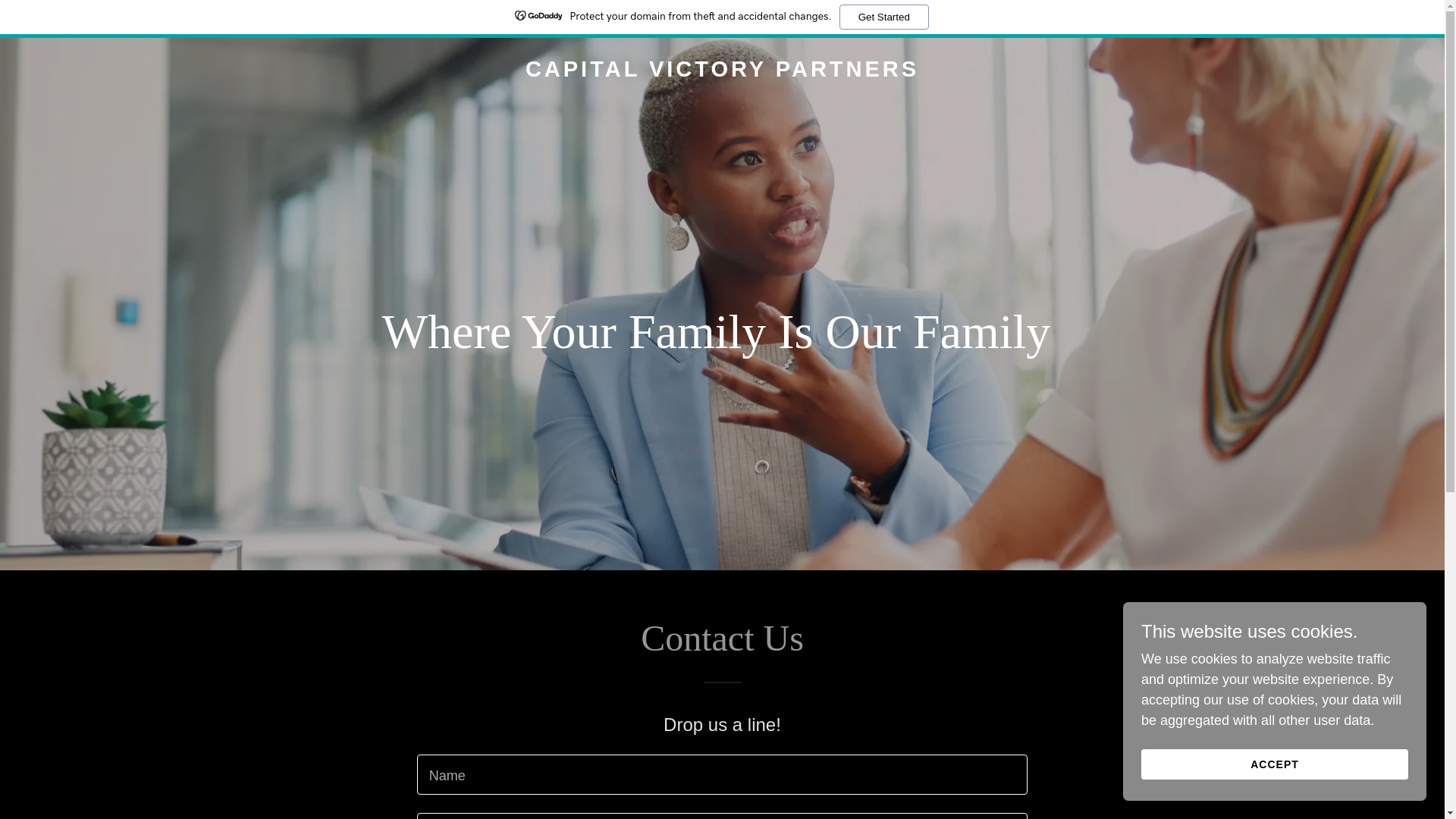 website screenshot of https://capitalvictorypartners.com/