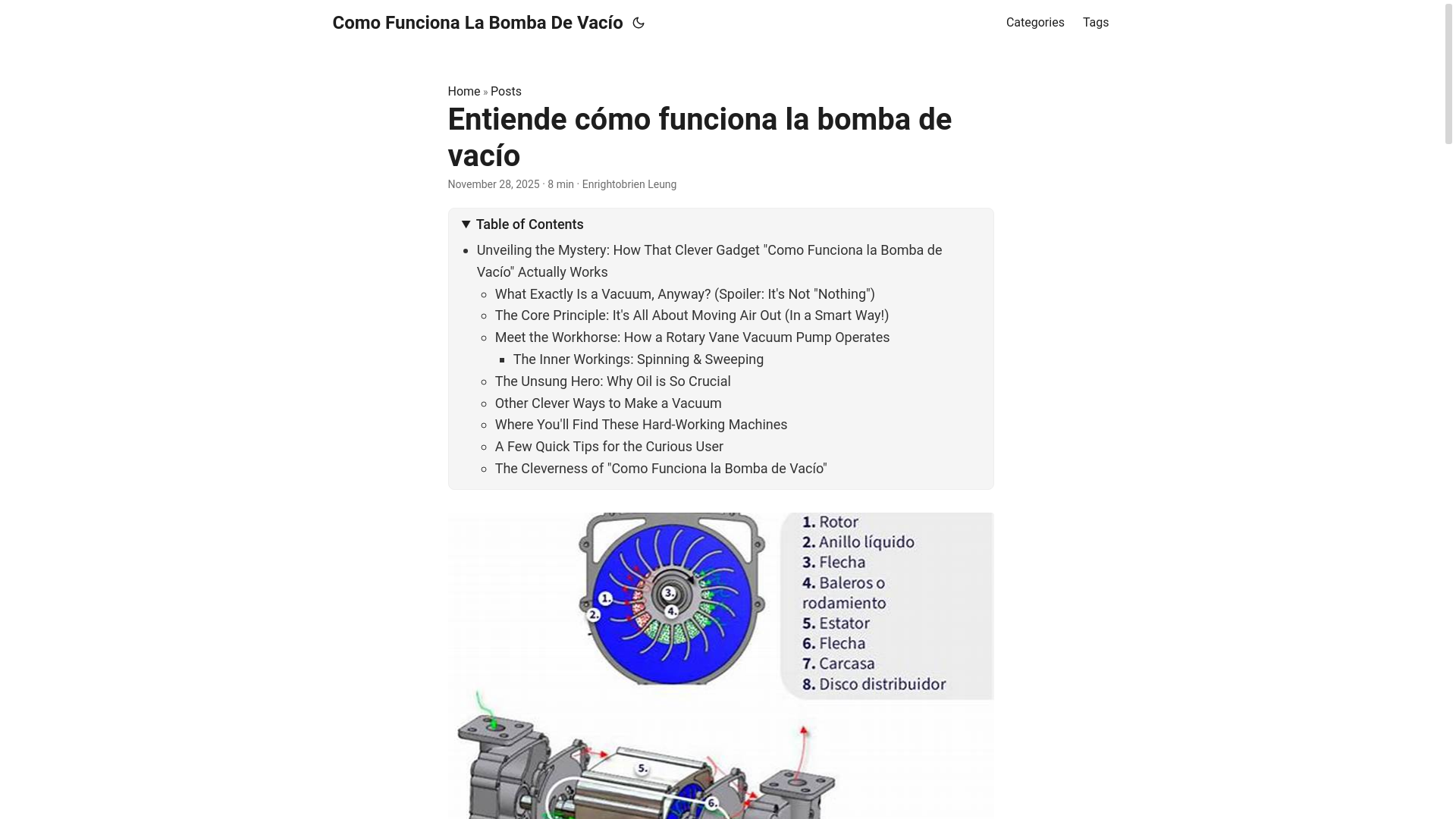 website screenshot of https://comofuncionalabombadevaco3.pages.dev/