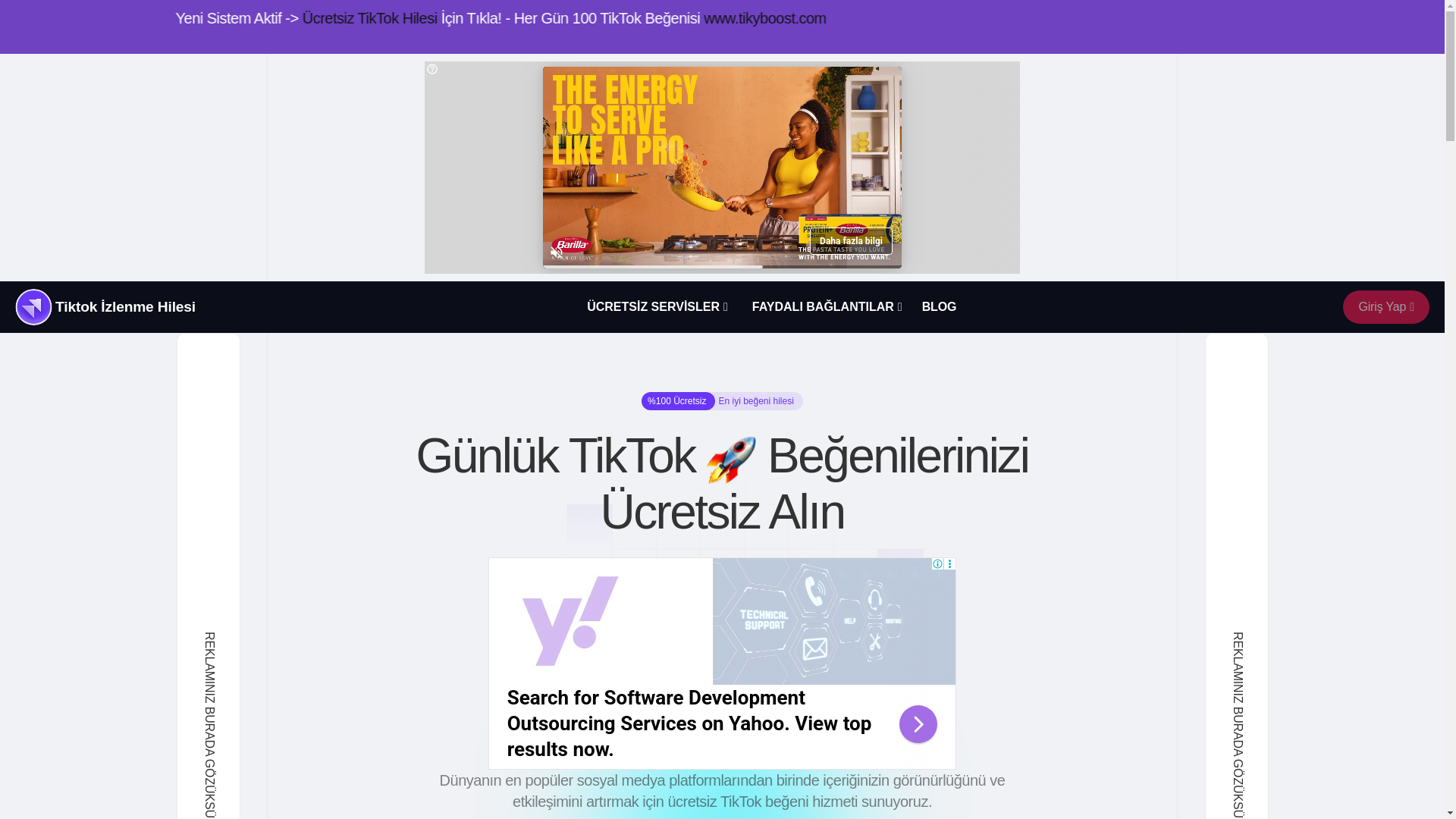 website screenshot of https://tiktokizlenmehilesi.com/tiktok-begeni-hilesi.php?captcha=false