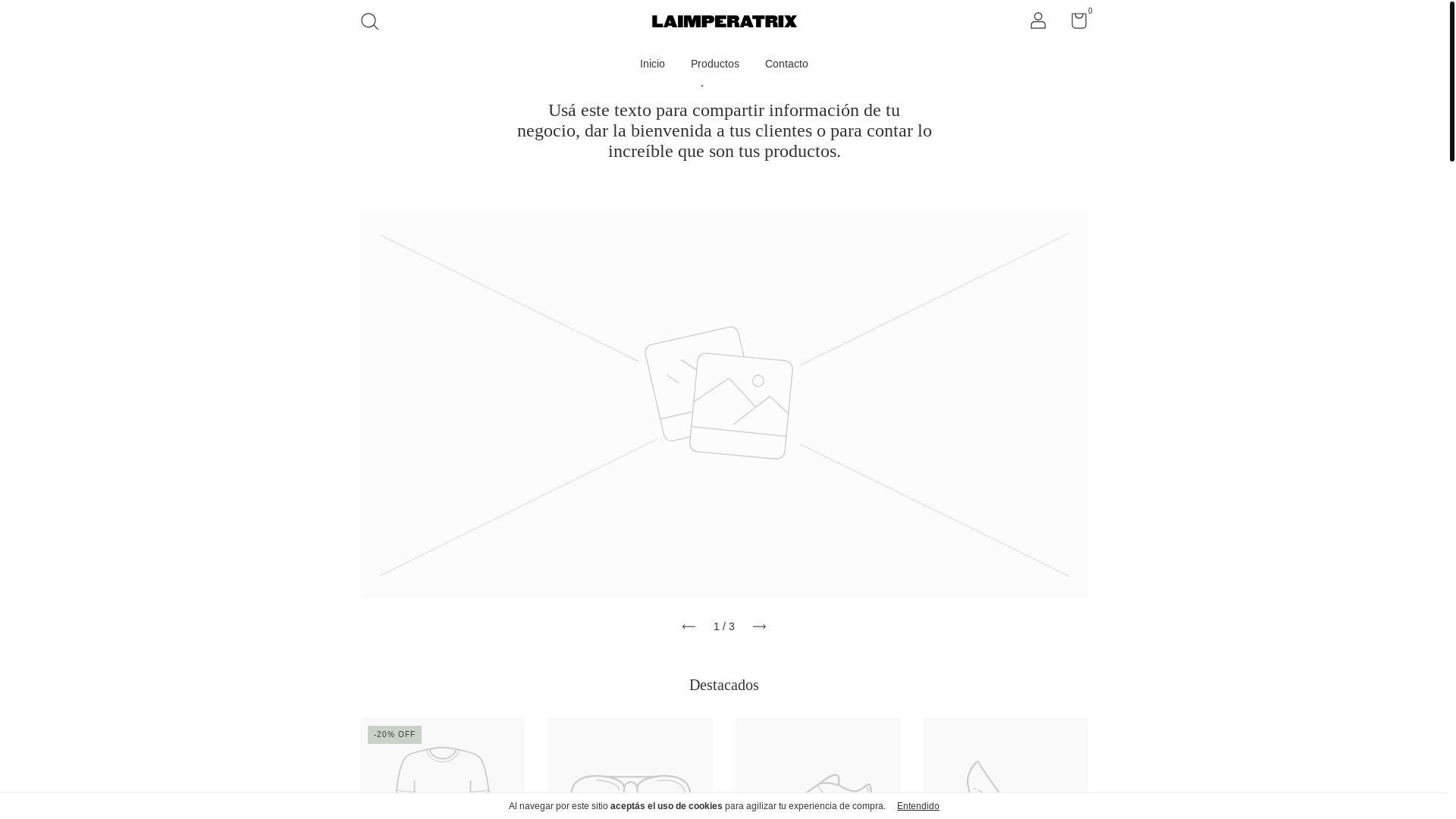 website screenshot of https://laimperatrix.com/