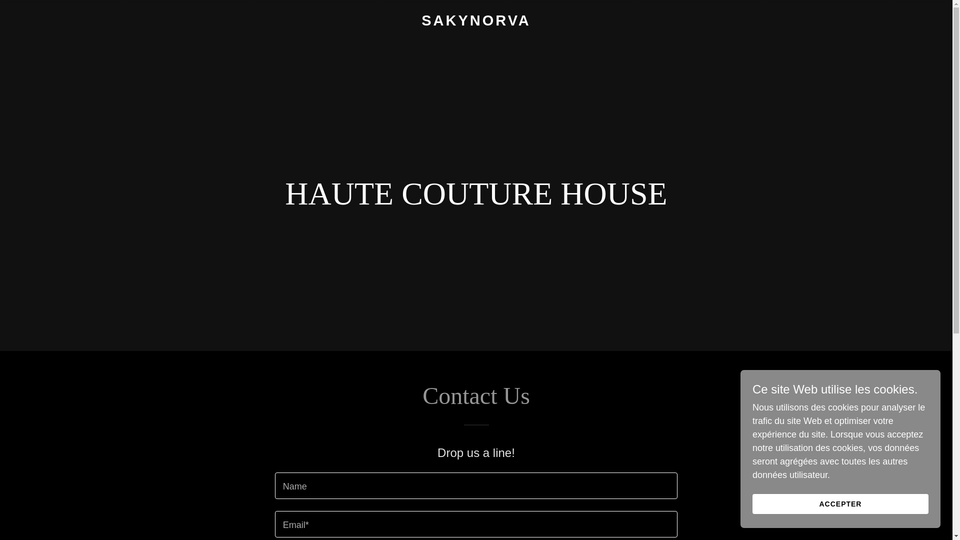 website screenshot of https://sakynorva.ca/