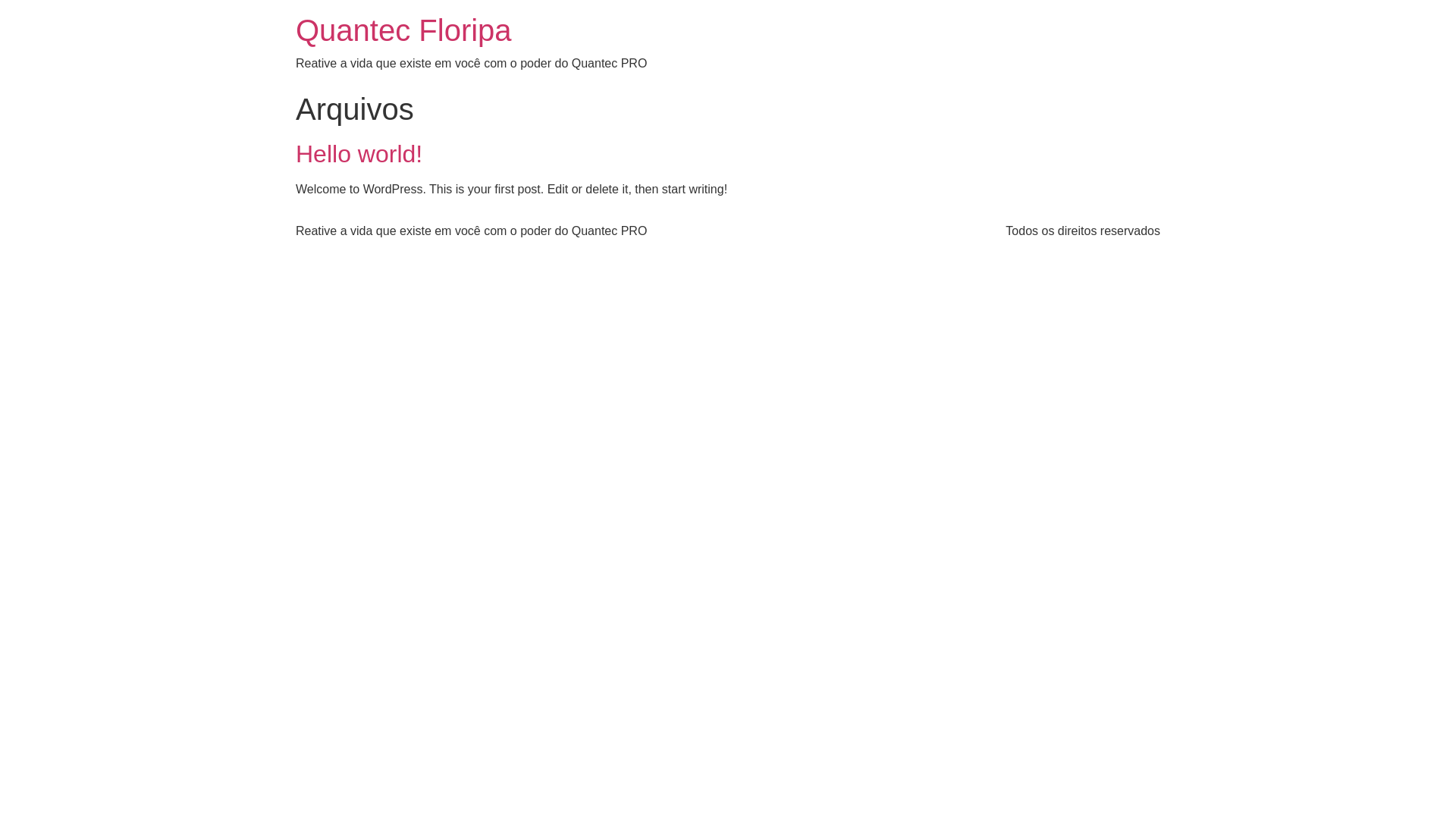 website screenshot of https://quantecfloripa.com.br/