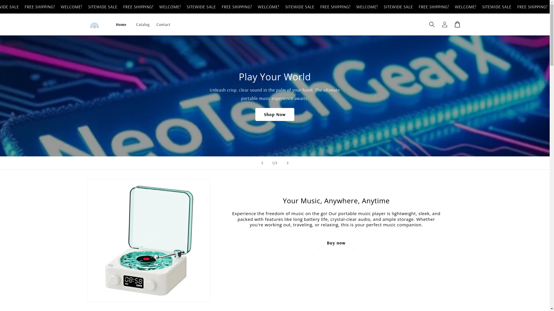 website screenshot of https://neotechgearx.com/