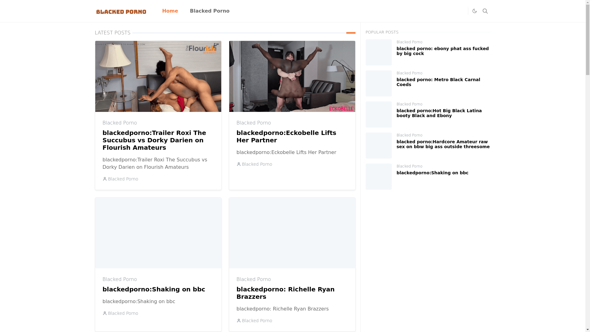 website screenshot of http://blackedporno.com/