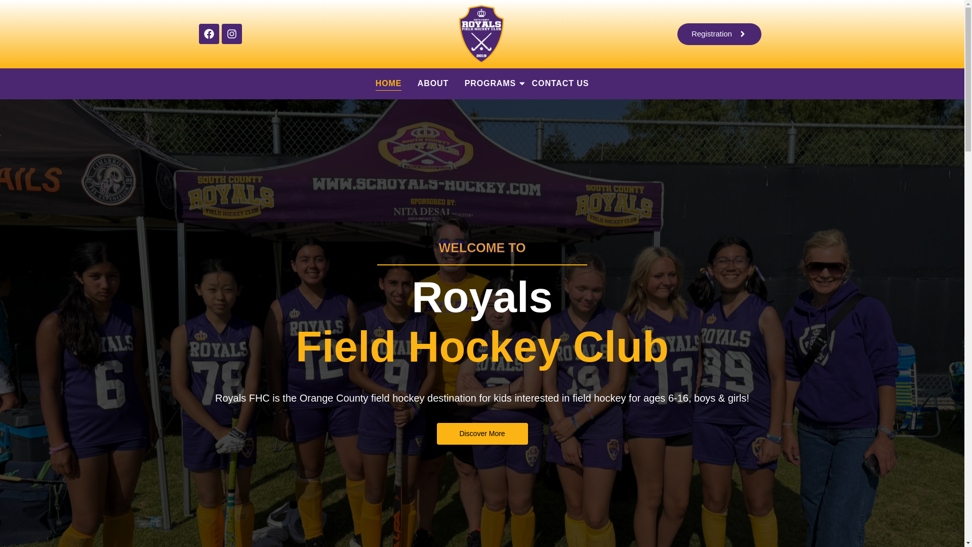 website screenshot of https://royalsfieldhockey.com/