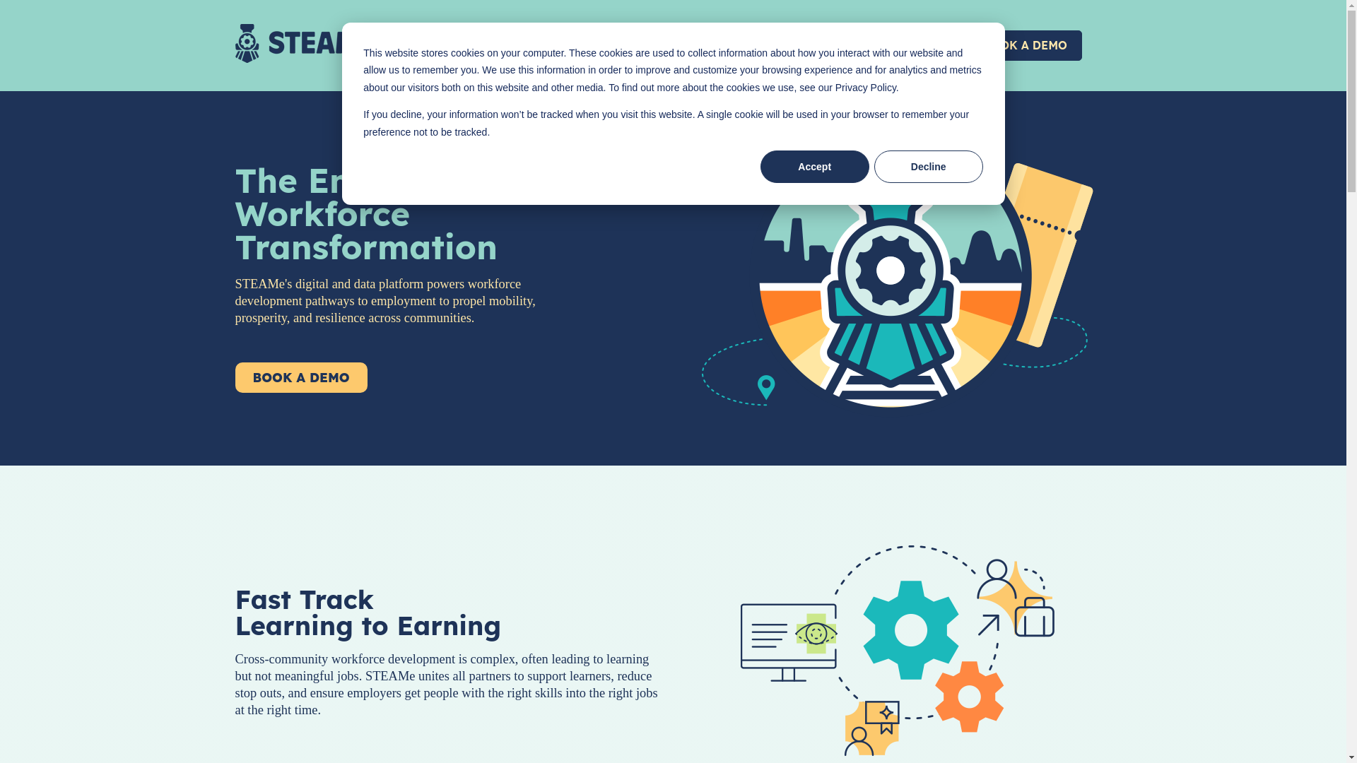 website screenshot of https://steame.com/