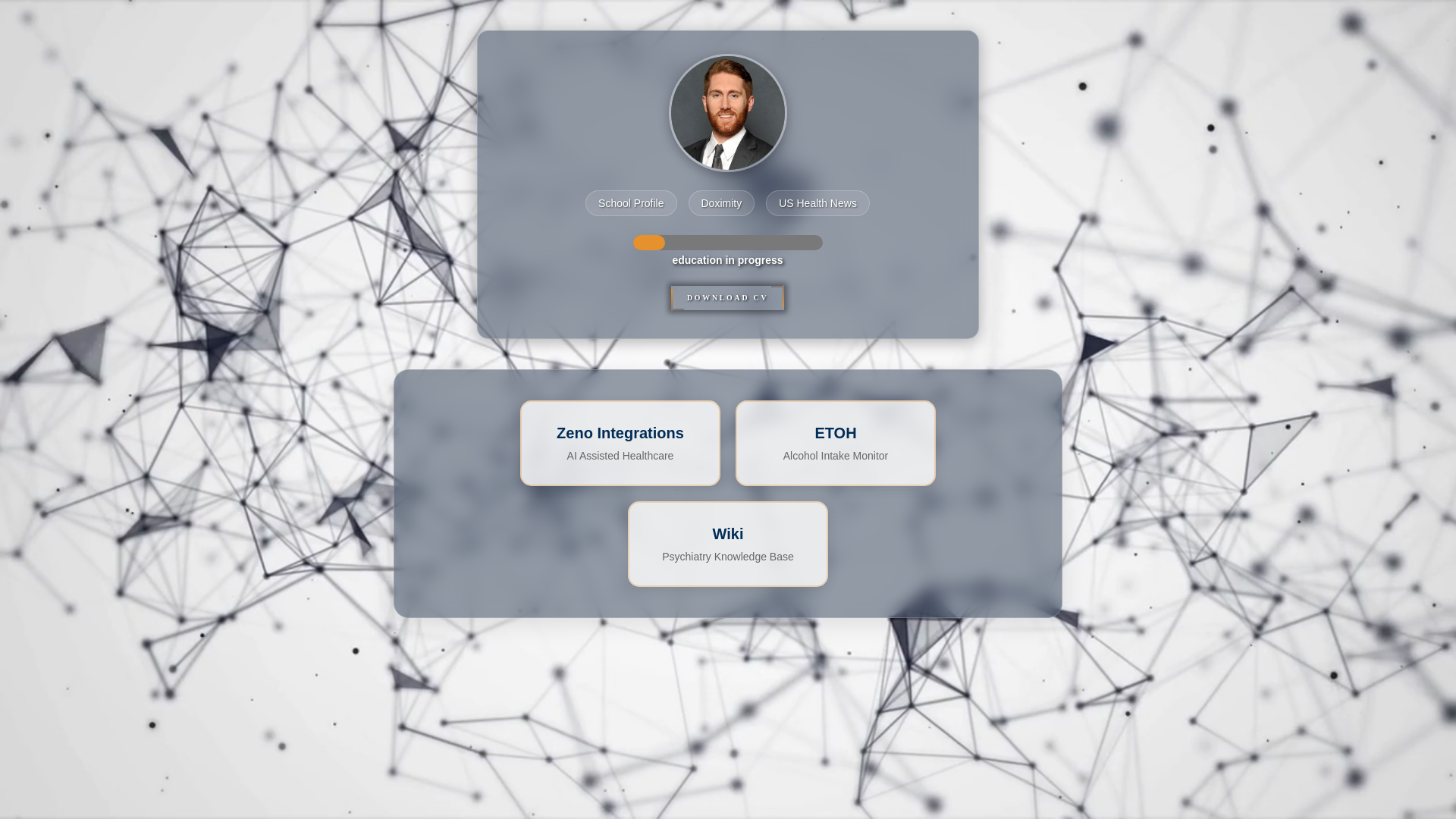 website screenshot of https://doctorfranz.pages.dev/