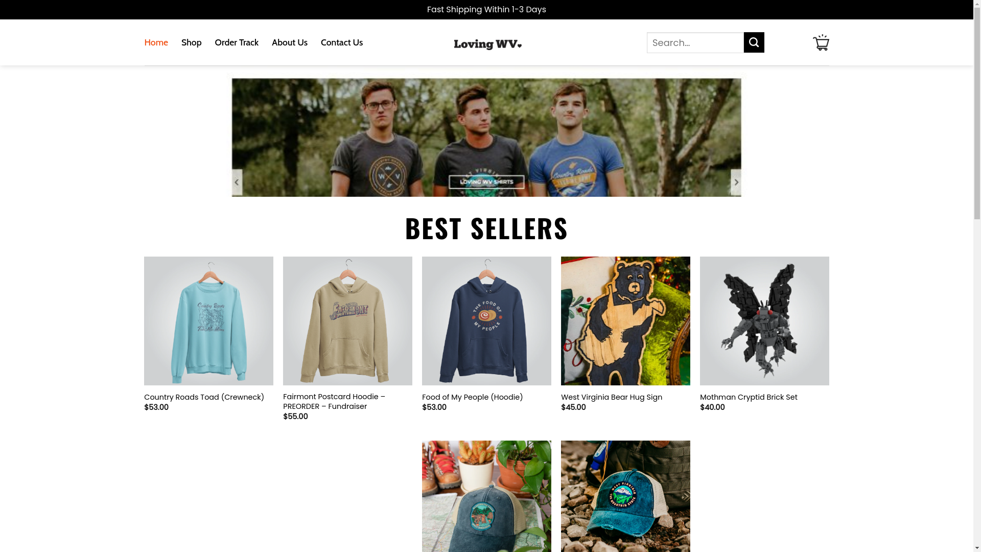 website screenshot of https://halolovingwv.shop/