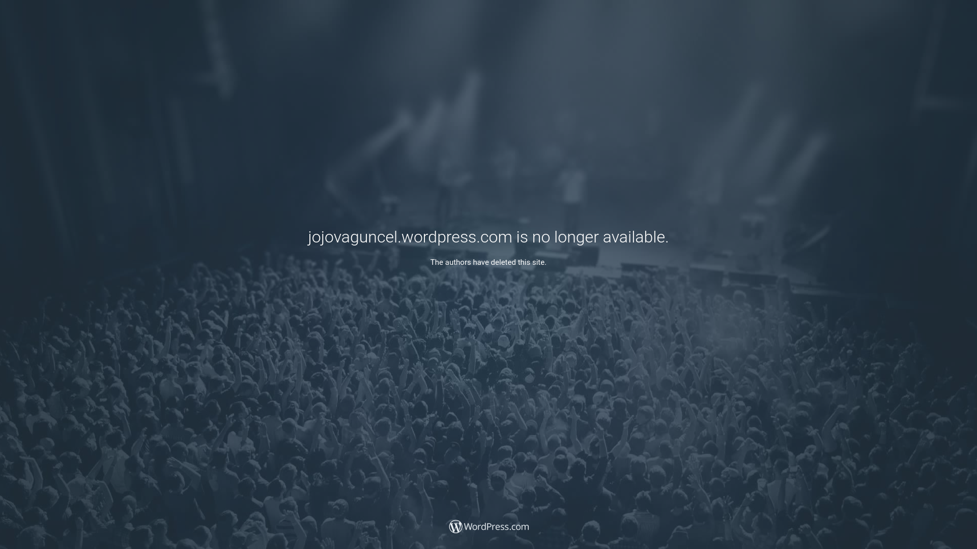website screenshot of https://jojovaguncel.blog/