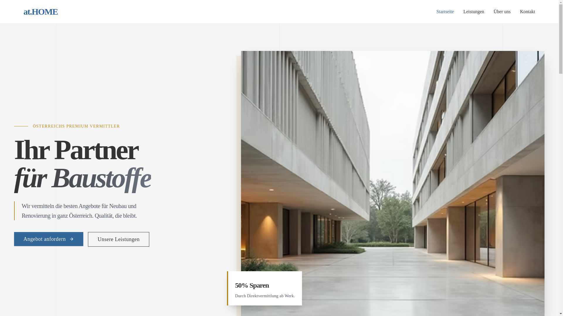 website screenshot of https://athome.co.at/