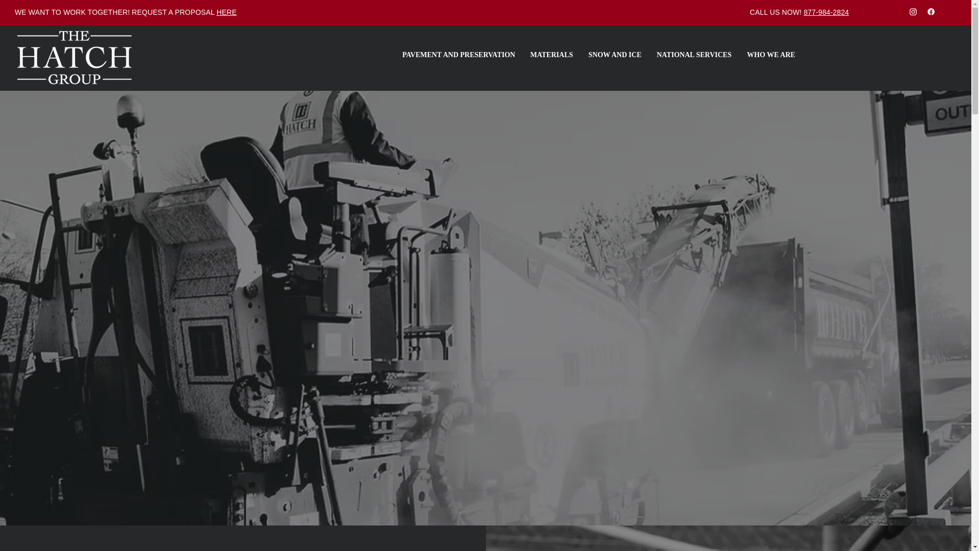 website screenshot of https://hatchasphaltco.com/