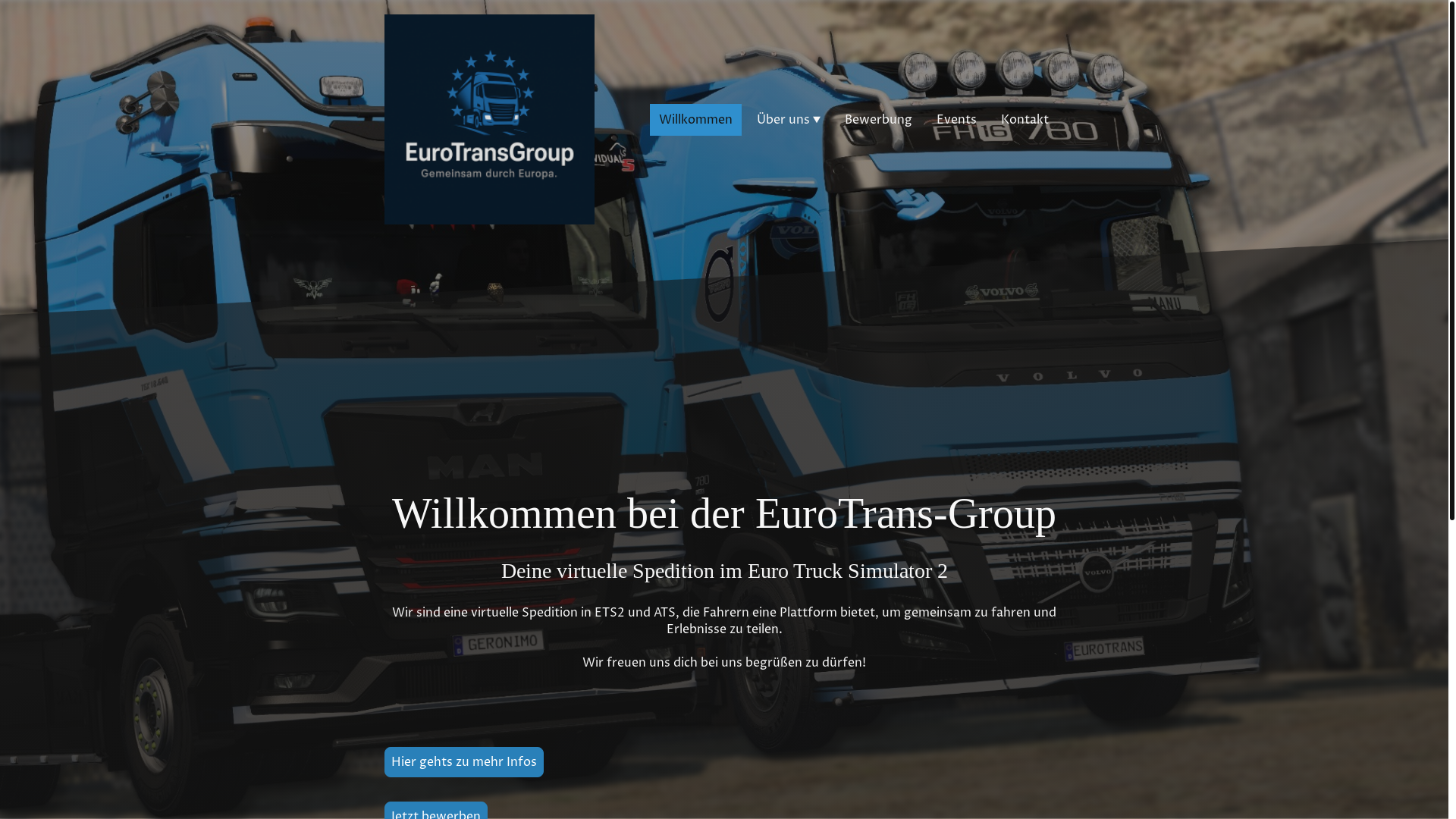website screenshot of https://eurotrans-group.eu/