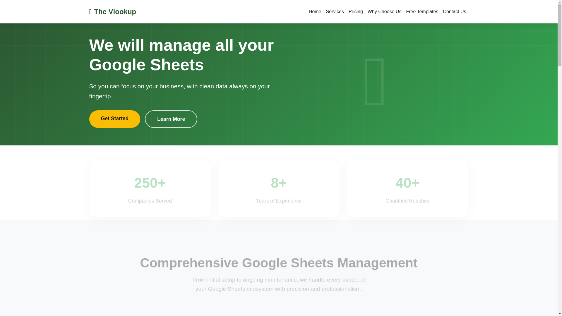 website screenshot of https://thevlookup.pages.dev/