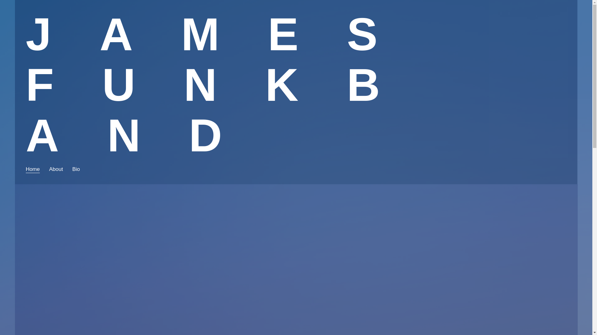 website screenshot of https://jamesfunkband.com/