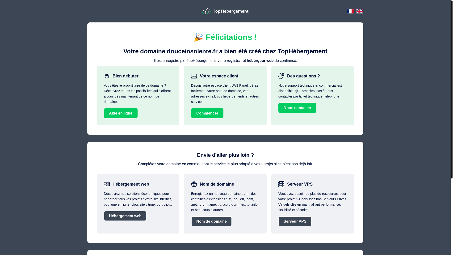 website screenshot of https://douceinsolente.fr/