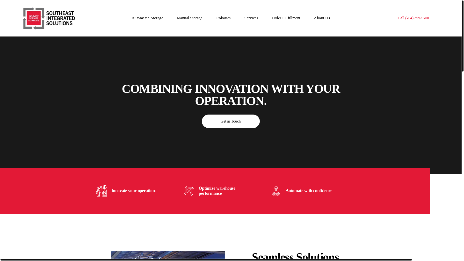website screenshot of https://www.southeastintegrated.com/