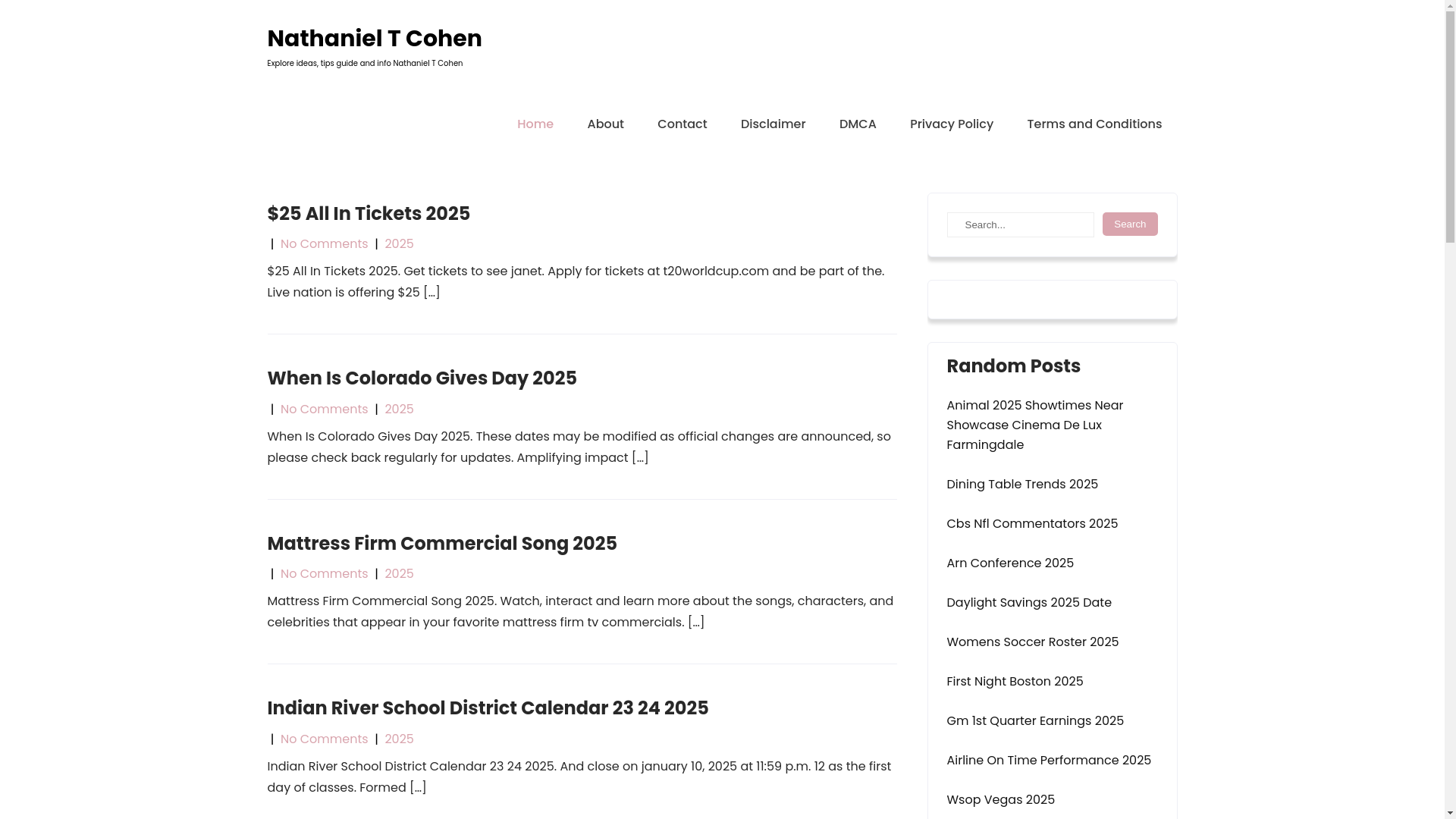 website screenshot of https://nathanieltcohens.pages.dev/