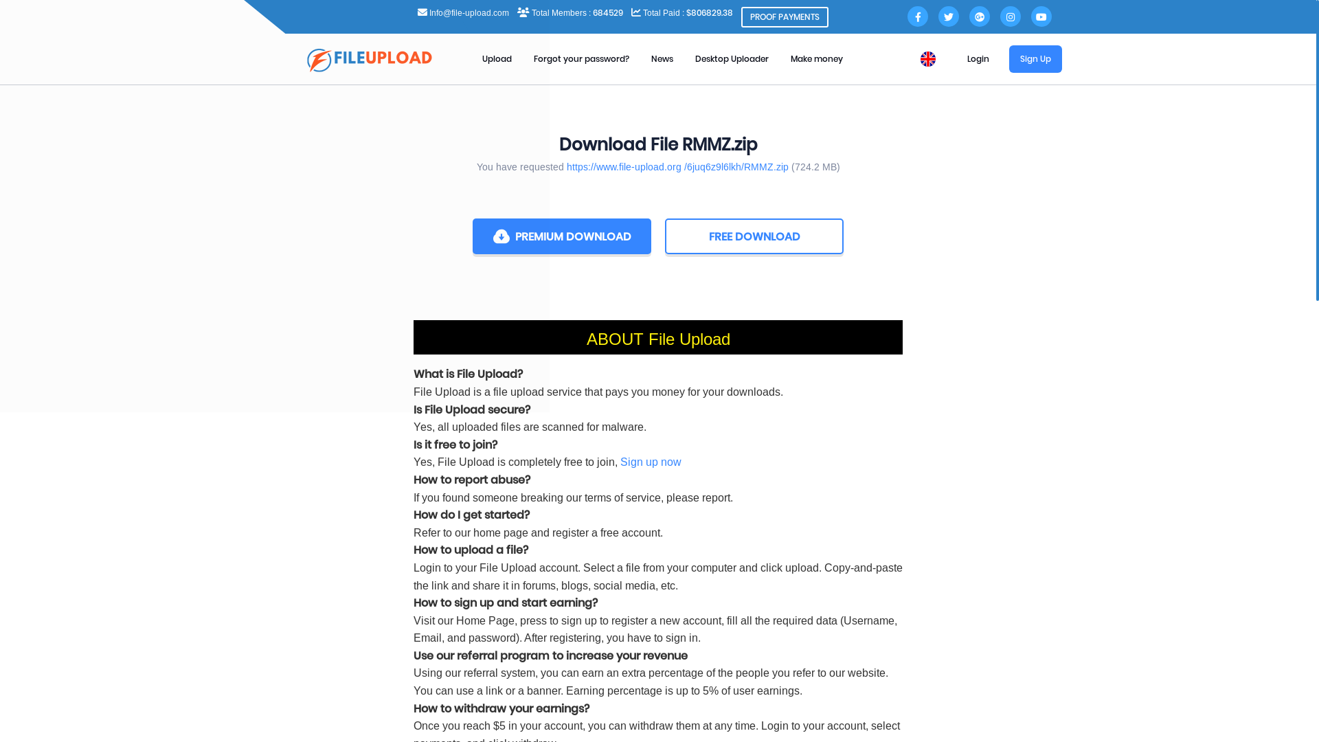 website screenshot of https://www.file-upload.org/6juq6z9l6lkh