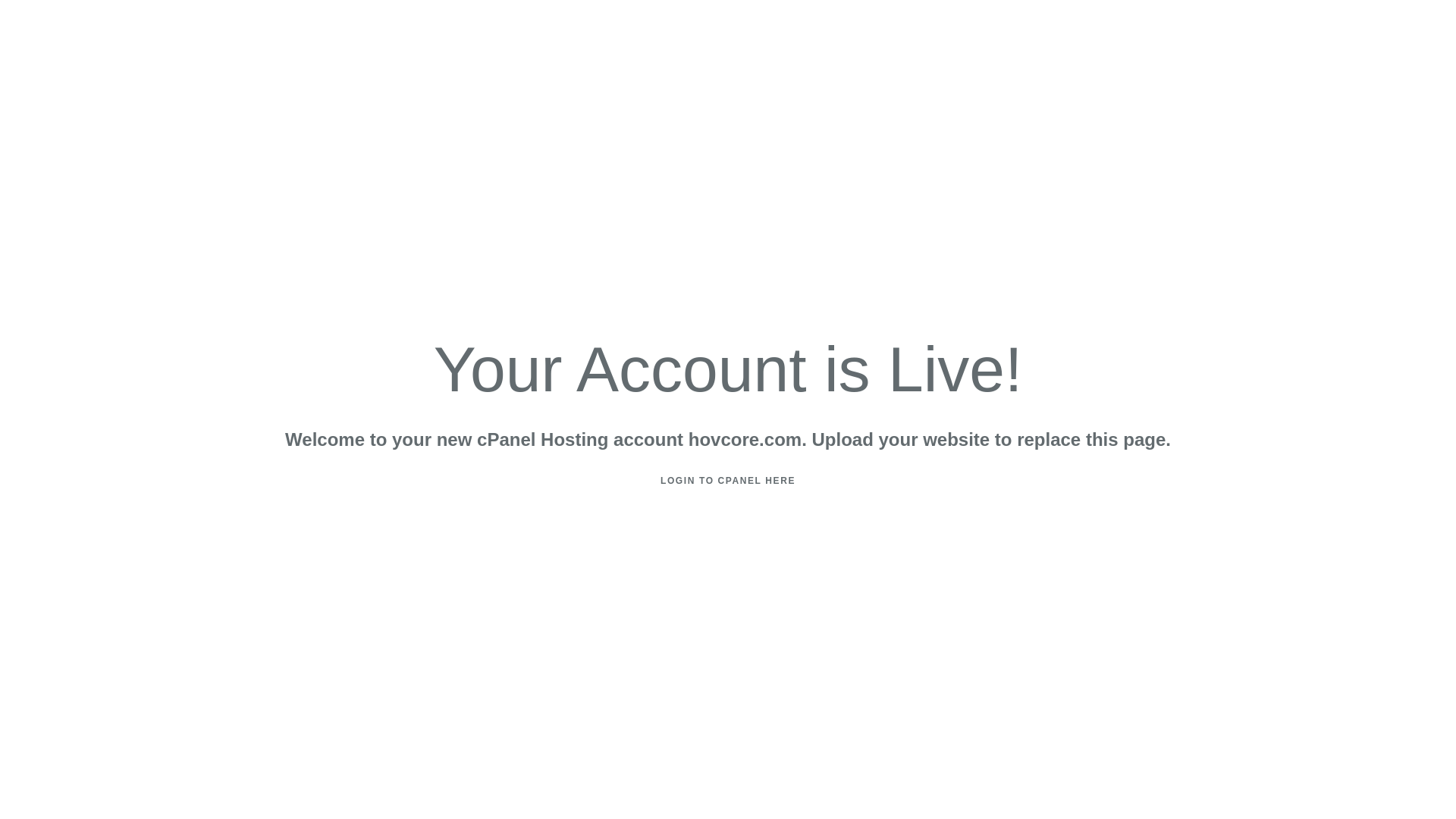 website screenshot of https://hovcore.com/