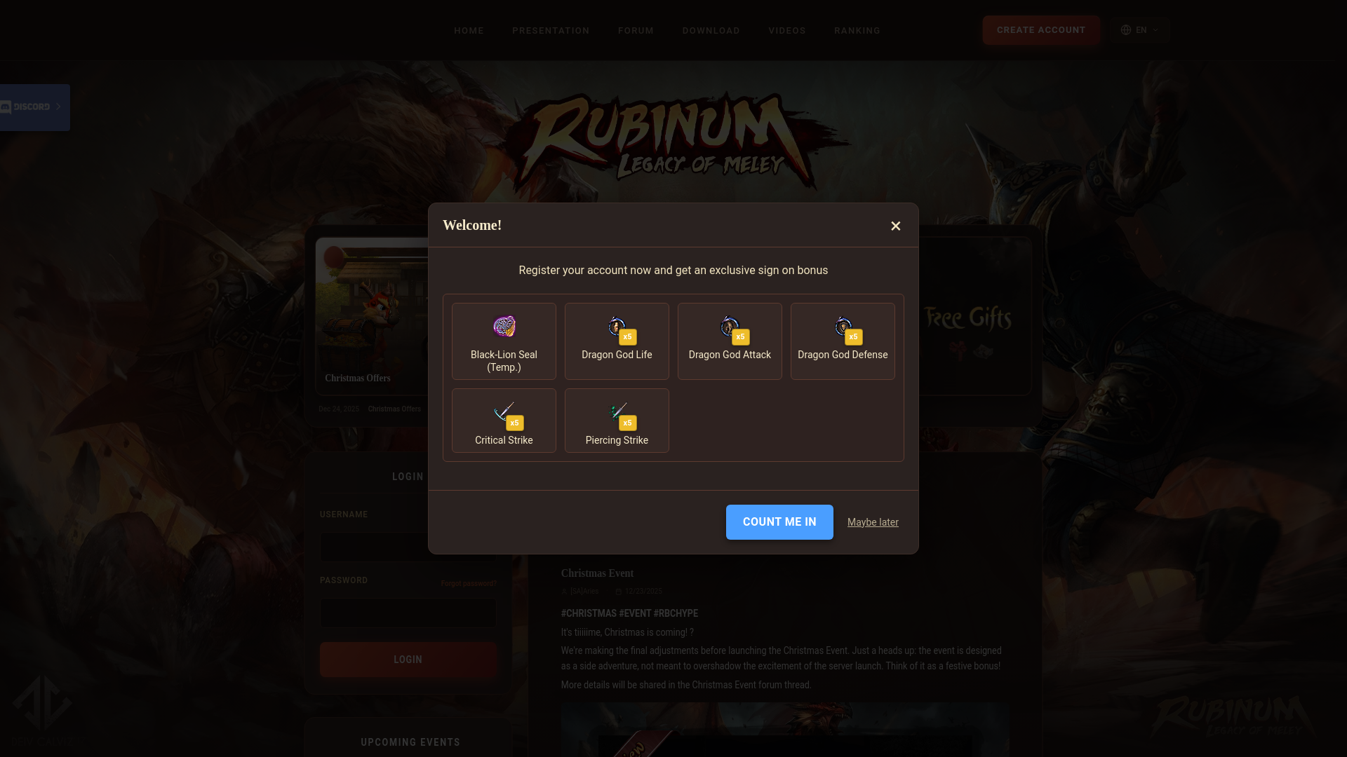 website screenshot of https://rubinum.io/