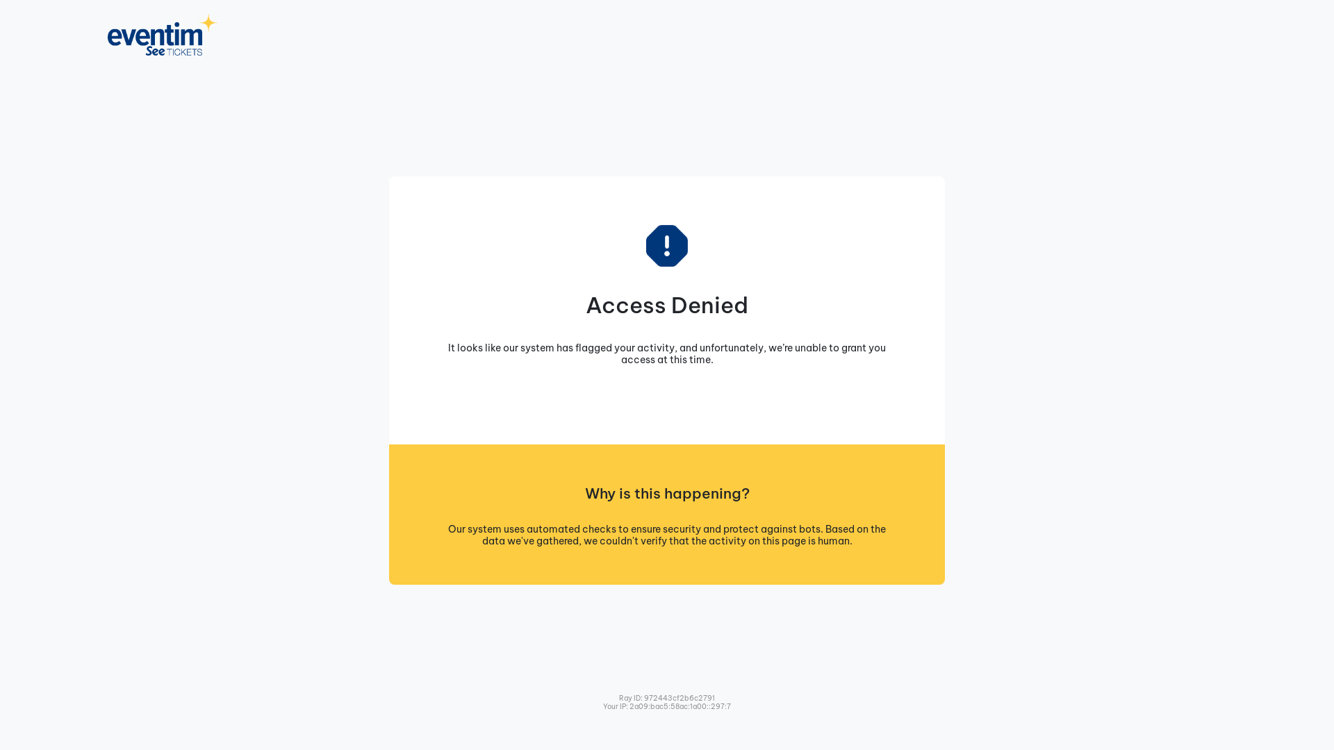 website screenshot of https://seetickets.us/